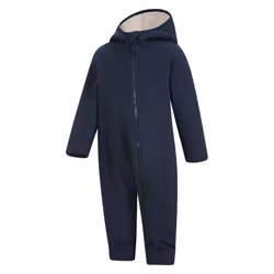 Mountain Warehouse Childrens/Kids Aspen Borg Fleece Lined Snowsuit - 12-18 Months, Navy
