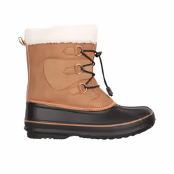 Mountain Warehouse Childrens/Kids Adaptive Lace Up Snow Boots - 13 UK Child, Tan
