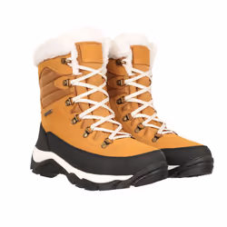 Mountain Warehouse Womens/Ladies Innsbruck Leather Waterproof Snow Boots - 4 UK, Brown