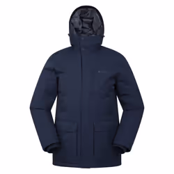 Mountain Warehouse Mens Jet Extreme Down Parka - L, Navy