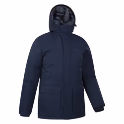 Mountain Warehouse Mens Jet Extreme Down Parka - L, Navy
