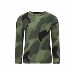 Mountain Warehouse Childrens/Kids Camo Polar Fleece Base Layer Set - 3-4 Years, Khaki Green