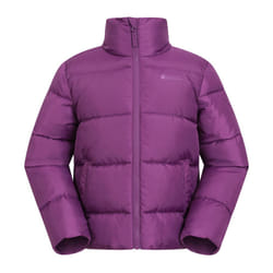 Mountain Warehouse Childrens/Kids Lottie Water Resistant Padded Jacket - 7-8 Years, Purple