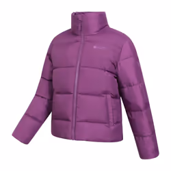 Mountain Warehouse Childrens/Kids Lottie Water Resistant Padded Jacket - 13 Years, Purple