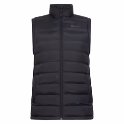 Mountain Warehouse Mens Seasons Faux Fur Lined Padded Gilet - XS, Black