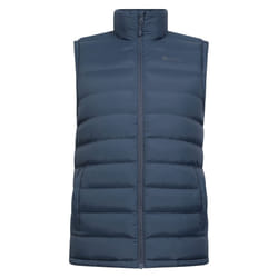 Mountain Warehouse Mens Seasons Faux Fur Lined Padded Gilet - XS, Navy