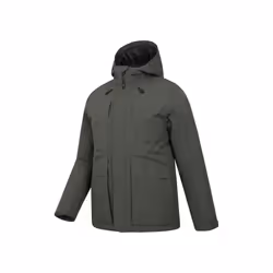Mountain Warehouse Mens Tempest Waterproof Padded Jacket - XXS, Khaki Green