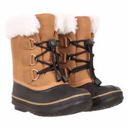 Mountain Warehouse Toddler Adaptive Lace Up Snow Boots - 10 UK Child, Brown
