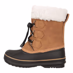 Mountain Warehouse Toddler Adaptive Lace Up Snow Boots - 11 UK Child, Brown