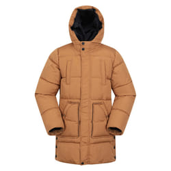 Mountain Warehouse Childrens/Kids Theo Water Resistant Long Padded Jacket - 11-12 Years, Mustard