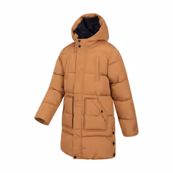 Mountain Warehouse Childrens/Kids Theo Water Resistant Long Padded Jacket - 11-12 Years, Mustard