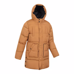Mountain Warehouse Childrens/Kids Theo Water Resistant Long Padded Jacket - 11-12 Years, Mustard