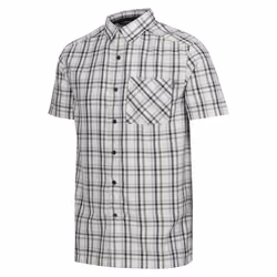 Regatta Mens Mindano VIII Patterned Short-Sleeved Shirt - S, Agave Green/Ash