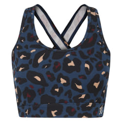 Dare 2B Womens/Ladies Swift II Animal Print Sports Bra - M, Moonlight Denim