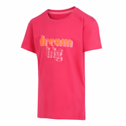 Regatta Childrens/Kids Bosley VII Dream Big T-Shirt - 5-6 Years, Pink Potion