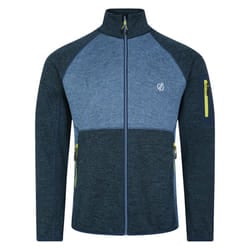 Dare 2B Mens Torrek Fleece Top - M, Moonlight Denim/Neon Spring