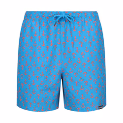 Regatta Mens Loras Anchor Swim Shorts - S, Fluro Blue