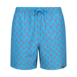 Regatta Mens Loras Anchor Swim Shorts - S, Fluro Blue