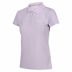 Regatta Womens/Ladies Maverick V Polo Shirt - 12 UK, Lilac Frost
