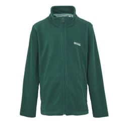 Regatta Great Outdoors Childrens/Kids King II Lightweight Full Zip Fleece Jacket - 11-12 Years, Rainforest
