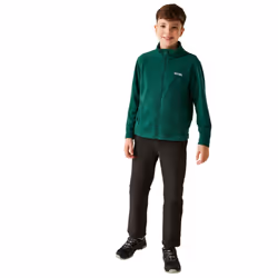 Regatta Great Outdoors Childrens/Kids King II Lightweight Full Zip Fleece Jacket - 14 Years, Rainforest