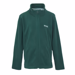 Regatta Great Outdoors Childrens/Kids King II Lightweight Full Zip Fleece Jacket - 5-6 Years, Rainforest