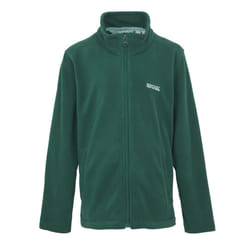 Regatta Great Outdoors Childrens/Kids King II Lightweight Full Zip Fleece Jacket - 5-6 Years, Rainforest