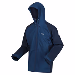 Regatta Mens Britedale Waterproof Jacket - XL, Moonlight Denim/Navy