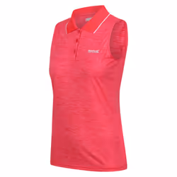 Regatta Womens/Ladies Tima II Sleeveless Polo Shirt - 12 UK, Pink Potion/Flamingo Pink