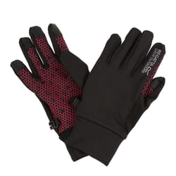 Regatta Childrens/Kids Grippy II Lightweight Gloves - 4-6 Years, Black/Pink Potion