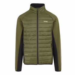 Regatta Mens Clumber IV Full Zip Hybrid Jacket - L, Nephrite Green/Black