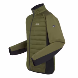 Regatta Mens Clumber IV Full Zip Hybrid Jacket - L, Nephrite Green/Black