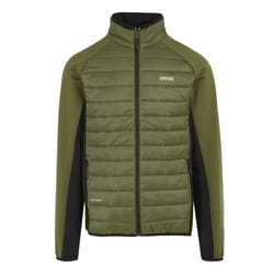 Regatta Mens Clumber IV Full Zip Hybrid Jacket - S, Nephrite Green/Black