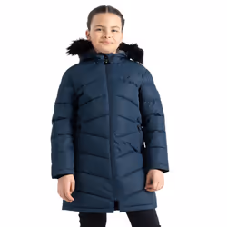 Dare 2B Girls Striking III Quilted Parka - 13 Years, Moonlight Denim