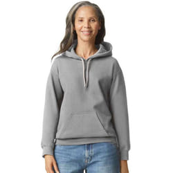 Gildan Unisex Softstyle Midweight Hoodie - S, Cement