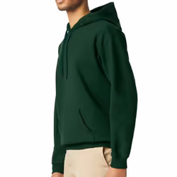 Gildan Unisex Softstyle Midweight Hoodie - 4XL, Forest Green