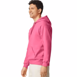 Gildan Unisex Softstyle Midweight Hoodie - 4XL, Pink Lemonade