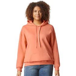 Gildan Unisex Softstyle Midweight Hoodie - XL, Tangerine