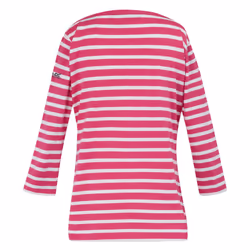 Regatta Womens/Ladies Bayletta 3/4 Sleeve Top - 12 UK, Hot Pink/White