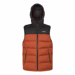 Regatta Mens Nevado Heavyweight Sleeveless Body Warmer - XXL, Red Ochre/Black