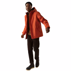 Regatta Mens Sterlings IV Waterproof Jacket - XXL, Red Ochre