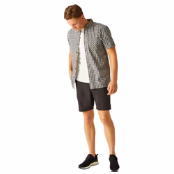 Regatta Mens Kalambo VIII Checked Shirt - S, Agave Green/Ash