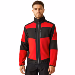 Regatta Unisex Adult E-Volve 2 Layer Soft Shell Jacket - 3XL, Classic Red/Black