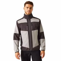 Regatta Unisex Adult E-Volve 2 Layer Soft Shell Jacket - XS, Mineral Grey/Ash