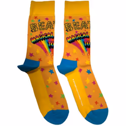 The Beatles Unisex Adult Magical Mystery Tour Socks - 7 UK-11 UK, Orange