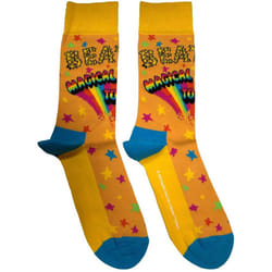The Beatles Unisex Adult Magical Mystery Tour Socks - 7 UK-11 UK, Orange