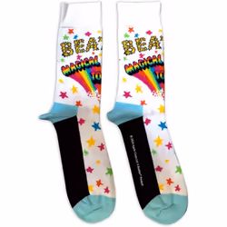 The Beatles Unisex Adult Magical Mystery Tour Socks - 7 UK-11 UK, White