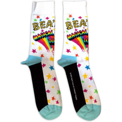 The Beatles Unisex Adult Magical Mystery Tour Socks - 7 UK-11 UK, White