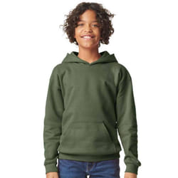 Gildan Childrens/Kids Fleece Midweight Hoodie - S, Military Green