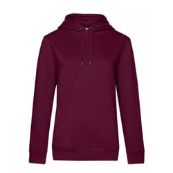 B&C Womens/Ladies Queen Hoodie - S, Dark Cherry